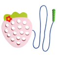thumbnail image 2 of Juguete para enhebrar cordones de madera para niños pequeños de 3 4 5 años Fresa-- Sincero  Electrónica, 2 of 3