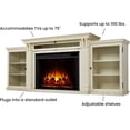 thumbnail image 4 of Real Flame Tracey 84" Grand Electric Fireplace TV Stand in Distressed White, 4 of 9