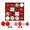 Red,White-B, variant on RLBOFLSOT 44 Pcs Christmas Ball Ornaments Set, Red and White Shatterproof Hanging Baubles for Christmas Tree Holiday Home Party Decorations