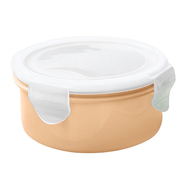 ENJOYW Boîte à Lunch Portable Transparente Scellée 280/380ml Conteneur de Stockage Alimentaire Bento Boîte à Lunch