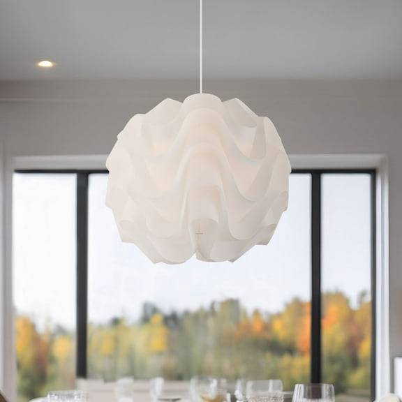Possini Euro Design Possini Euro Parhelia 20" Wide White Cloud Orb Pendant Light
