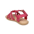 thumbnail image 3 of New Girl Jelly Beans Proud Leatherette Open Toe Daisy Strappy Flat Sandal, 3 of 5