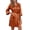 Brown, variant on Silky Robes for Women Satin Knee Length Bride Bridesmaid Wedding Party Bathrobe Lightweight Sexy Sleepwear with Pockets