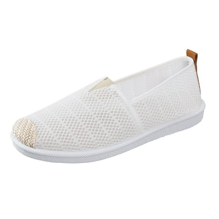 

nsendm Memory Foam Wedge Sandals for Women Size 11 Women Shallow Mouth Simple Single Sandals with Heels for Women White 7