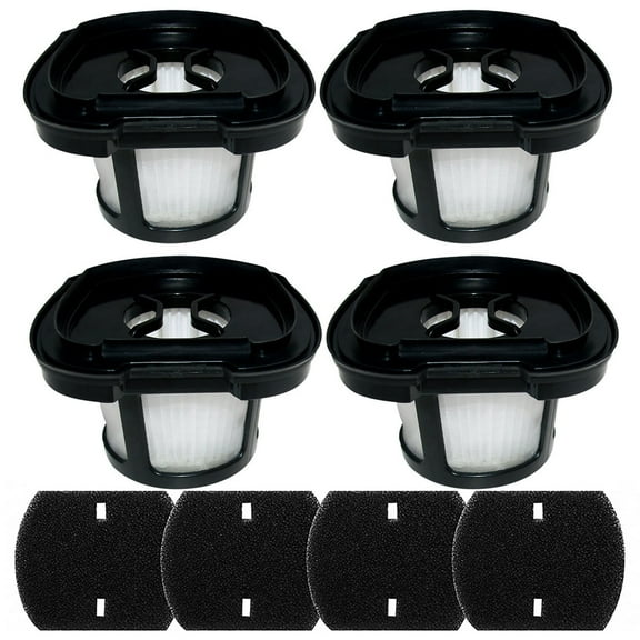 4 Pcs 2284w Vacuum Replacement Filter for Bissell Pet Hair Eraser Filter Hand Vacuum 2284W, 2389, 2390, 2390A, 23903 Compare to Parts # 1614212 1614203 1614204, 4 Mesh Filters and 4 Foam Filters
