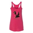thumbnail image 2 of If It's Not a Doberman It's Just a Dog Gift | Womens Dog Lover Premium Tri-Blend Racerback Tank Top, Shocking Pink, Large, 2 of 3