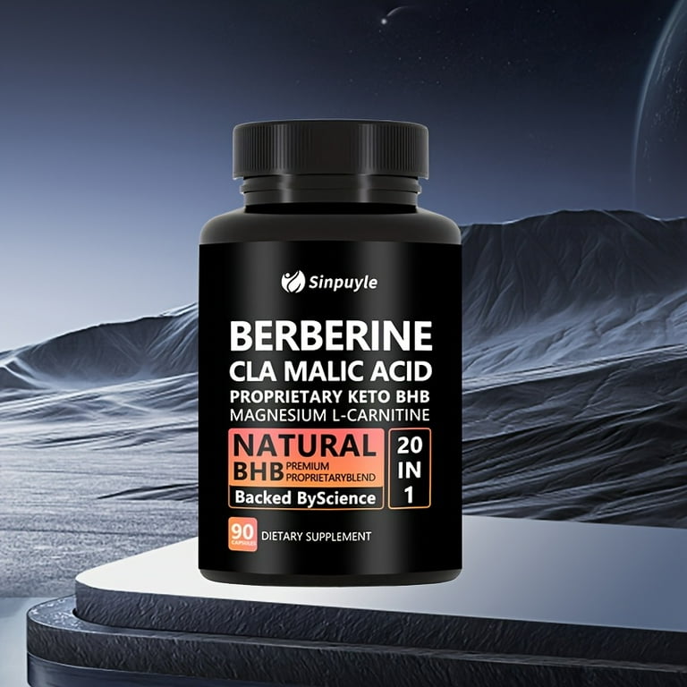 can you take berberine and l carnitine together Berberine 20 in 1 Keto BHB Supplement - CLA, Malic Acid & L-Carnitine for  Metabolism & Energy Support, 90 Capsules