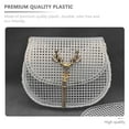 thumbnail image 2 of Weiweiguan 6pcs Bag DIY Plastic Sheets Embroidery Knitting Bag Handbag Grid Plates, 2 of 7