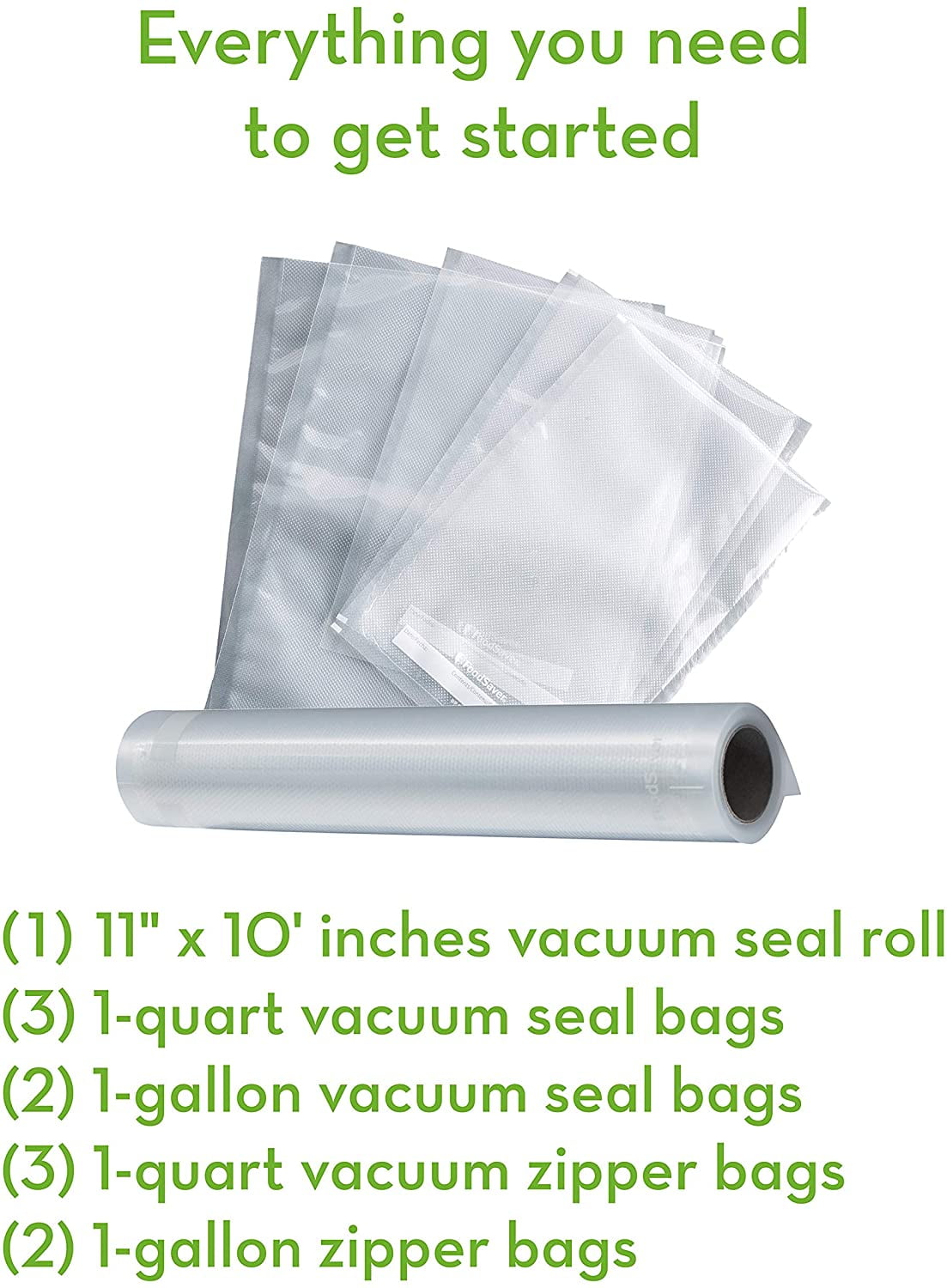 Foodsaver V4400 2-in-1 Vacuum Sealer Machine with Automatic Bag Detection and Starter Kit | Safety Certified | Black and Silver