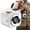 White, variant on JEBTBFZE Mini Camera Portable Fan with Lanyard, 199-Speed USB Rechargeable Neck & Handheld Fan with LED Display for Travel Office (White)