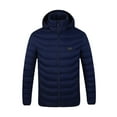 thumbnail image 2 of Chaqueta térmica eléctrica de capa suave para invierno, ideal para acampar al aire libre en invierno. Azul, 2 of 9