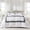 Hotel Space Gray, variant on Sleep Zone Damask Pattern Beige Comforter Set Bed in a Bag Queen,7 Pieces Durable Bedding set
