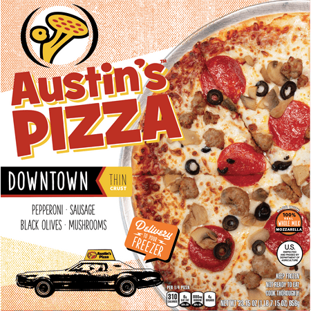 Austin's Pizza Thin Crust Downtown Pizza, 23.15 oz (Frozen)