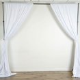 thumbnail image 6 of AK TRADING CO. 10 feet x 8 feet Polyester Backdrop Drapes Curtains Panels with Rod Pockets - Wedding Ceremony Party Home Window Decorations - White, 6 of 6
