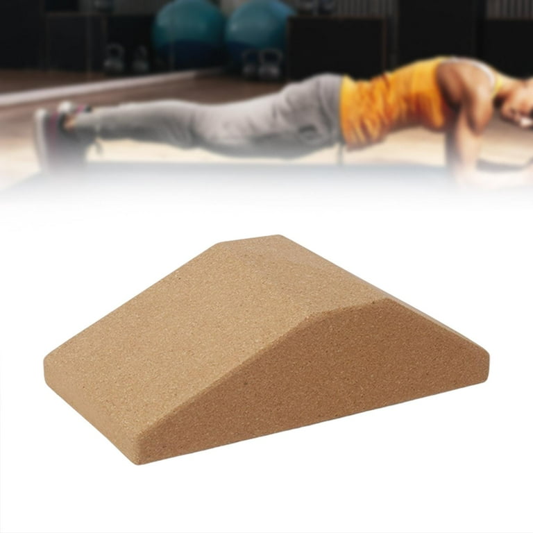 Cork Squat Wedge Block Slant Board Durable Portable Yoga Prop