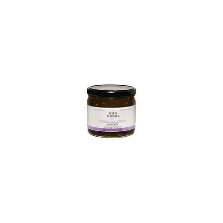 - Wild Thymes Chutney, Onion Jalapeno - (Case of 12 - 12 oz)