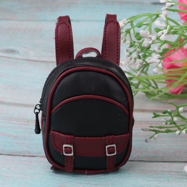 De Muñecas De Moda Para Muñecas De 30 Cm Para 1/6 Blythe Accessories Negro Baoblaze Mochila de muñeca