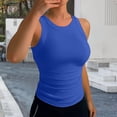 thumbnail image 2 of MuXiKeJi Clothes Womens Sleeveless Crewneck Tank Tops Summer Fashion Knit Top Casual Comfortable Basic Slim Fit Shirt Clothes, 2 of 5