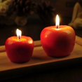 thumbnail image 2 of Apple Shaped Aromatherapy Candle Fruit Decoration For Birthday Party Home, 2 of 7