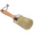 thumbnail image 1 of Pincel de pintura con tiza y cera, herramienta de pintura de cerdas naturales redondas 2 en 1 grande, Compatible con muebles de bricolaje Stenc-dt, 1 of 5