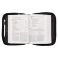 thumbnail image 6 of Two-fold Black Faux Leather Organizer Bible Cover, 6 of 6