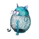 thumbnail image 5 of Hucha de gato de hierro, tarro de cambio ahuecado, adorno de escritorio, 9,4x10,8x14,4 cm, tarro de ahorro de dinero para decoración práctica del, 5 of 9