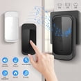 thumbnail image 3 of Mistaha Wireless Doorbell Waterproof Long Distance Remote Control Touch Sensor Black US Plug 110-240V Smart Home Chime System, 3 of 7