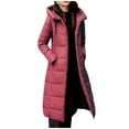 thumbnail image 2 of Puntoco Abrigo De Mujer Moda De Mujer Abrigo Largo De Invierno Con Capucha Mantener Caliente Algodón Manga Larga Autocultivo Liquidación De Navidad Puntoco  Puntoco-3147, 2 of 6