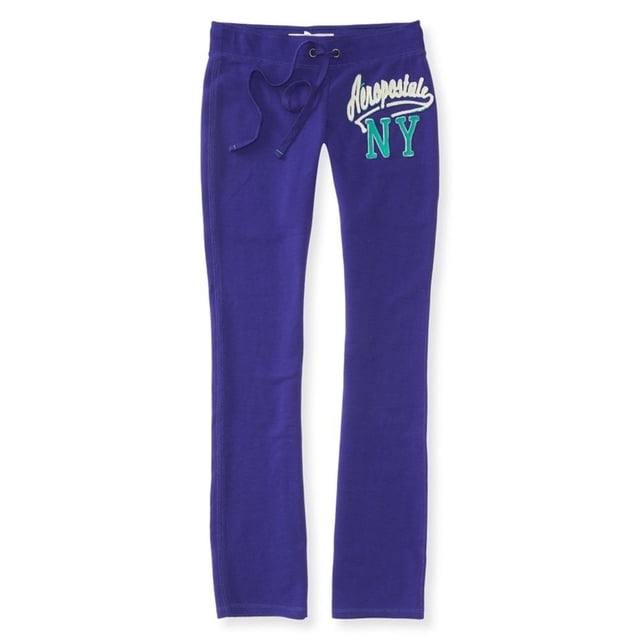 Aeropostale Womens Fit & Flare Athletic Sweatpants, P?rpura, Small Aeropostale Pantalones deportivos