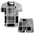 thumbnail image 1 of 2pcs Baby Boys Girls Whirlpool Ropa Conjuntos Verano Manga corta Tops Tees amp; Pantalones cortos Niños Dibujos animados Casual Nuevos disfraces Outfits4T Gao Jinjia LED, 1 of 2