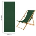 thumbnail image 2 of Uxcell 45 x 17" Beach Chair Replacement Fabric Oxford for Patio Lounge Beach, Dark Green, 2 of 6