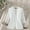 White, variant on Womens Blazers Dressy Casual Plus Size Beige Cardigan Jacket 3/4 Sleeve Trendy Womens Blazer with Pockets