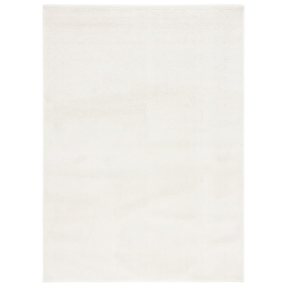 SAFAVIEH Non-Slip Utica Solid Area Rug, Ivory, 3'3" x 5'3"