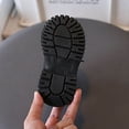 thumbnail image 7 of HAOTAGS Girls Martin Boots, Side Zipper Lace Up Soft Sole Non Slip Short Princess Boots for Kids Students Black Size 10 Little Kids, 7 of 7