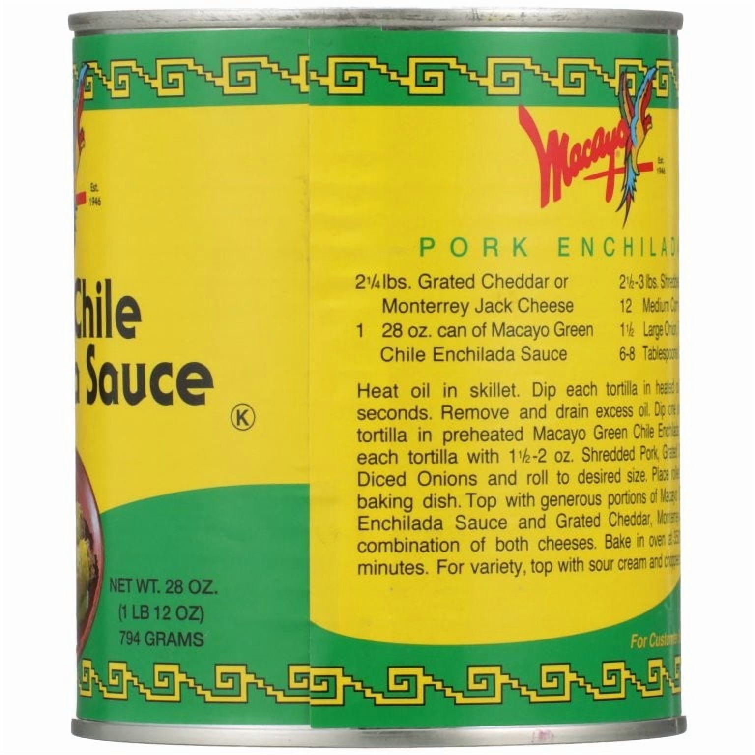 Macayo Mexican Foods Macayo Enchilada Sauce, 28 oz