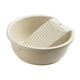 thumbnail image 1 of Lavabo para Lavadero, Lavabo para Lavandería, Lavadero Compacto Antideslizante, Lavabo para Blusas, Pantalones, Lavado de Ropa a Mano en Casa al Aire beis Blanco, 1 of 8