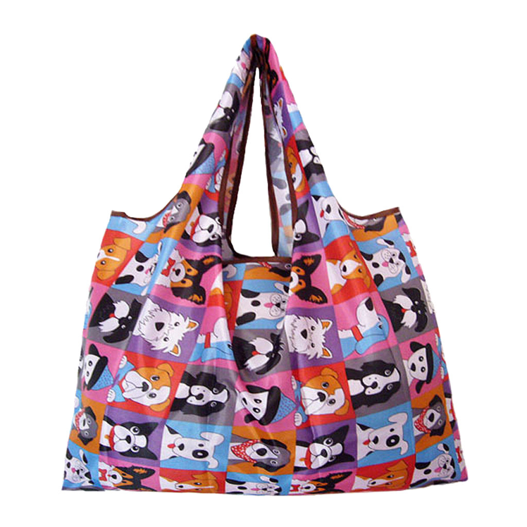 DUHGBNE Women Shopping Travel Shoulder Bag Pouch Tote Handbag Folding