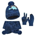 thumbnail image 2 of Childrens Winter Hats Gloves and Scarf Set, Thermal Thick Lined Hat for 2-8 Years Boys and Girls, 2 of 6