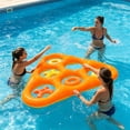 thumbnail image 5 of Inflatable Tic Tac Toe Floating Game Triangular Board with Multi Holes for Pool Beach Water Party Family Adults Outdoor Fun, 5 of 6