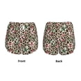 thumbnail image 5 of Lsque Leopard Dots Printed Women's Running Shorts with Liner Pockets,Elastic Quick Dry Workout Athletic Gym Yoga Shorts,Womens High Waist Shorts-Large, 5 of 9