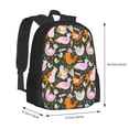 thumbnail image 2 of Balery Roosters and Chicks Backpack for Men and Women - Durable 600D Oxford Cloth -Large Capacity, Water-Resistant School, Travel, and Hiking Bag, 2 of 7