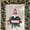 Christmas Wreath I, variant on VOTRUDI Pygmy Wreath Christmas,Artificial Christmas Wreaths for Front Door,12in Christmas Decoration Pines Needle Wreath for Holiday Indoor Outdoor Cabinets
