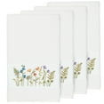 thumbnail image 2 of Authentic Hotel and Spa  White Turkish Cotton Wildflowers Embroidered Bath Towels (Set of 4), 2 of 3