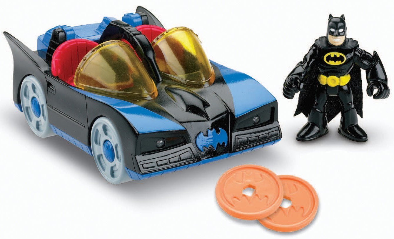 imaginext batman car with lights