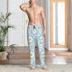 thumbnail image 2 of Balery Daisies Flowers Pantalones de pijama para hombre, pijama ultraligero, pantalón de descanso-X-Large, 2 of 6