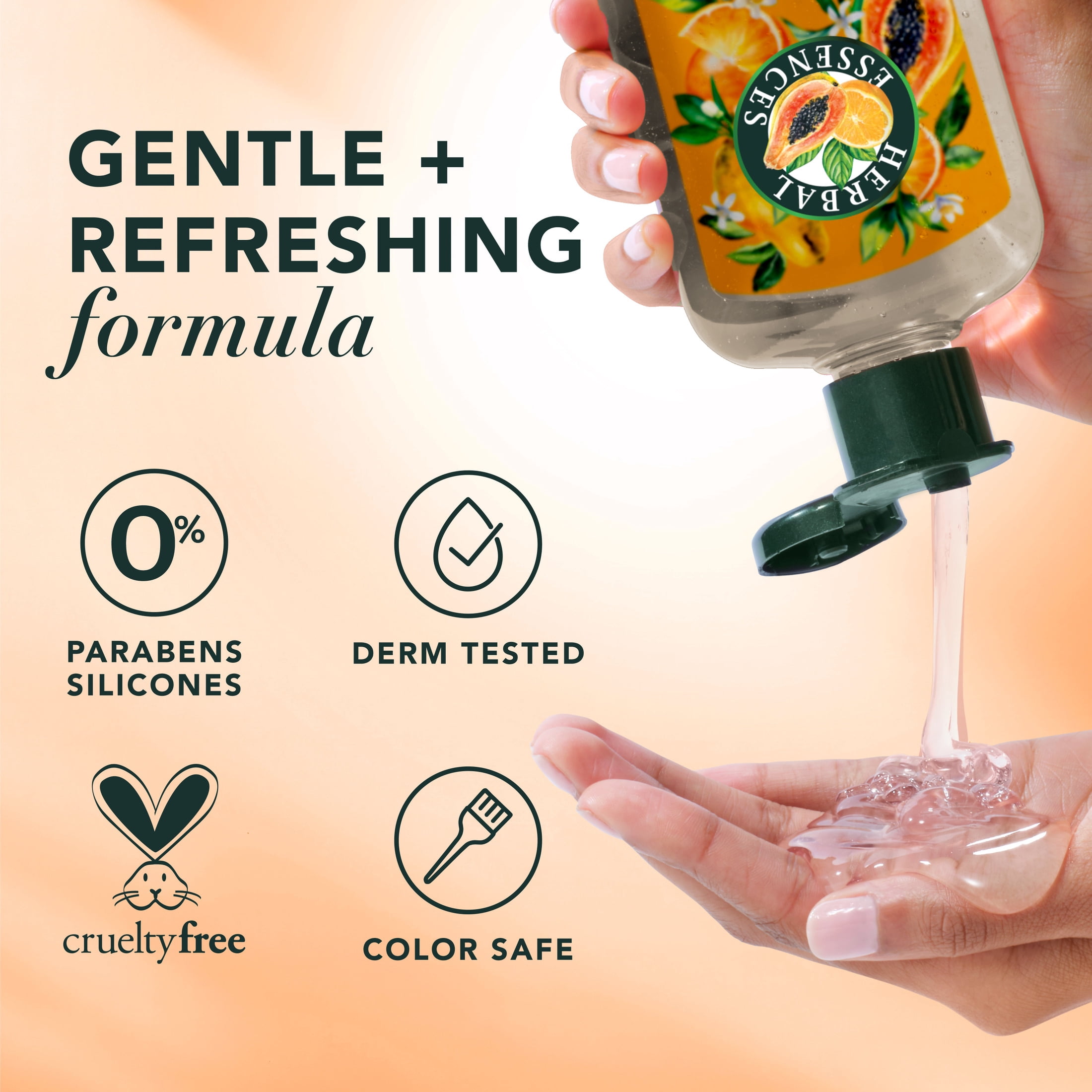 Herbal Essences Amaya Papaya Strength Shampoo with Papaya + Citrus, 13.5 fl oz