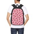 thumbnail image 6 of Balery Strawberry and Ladybugs Backpack for Men and Women - Durable 600D Oxford Cloth -Large Capacity, Water-Resistant School, Travel, and Hiking Bag, 6 of 9