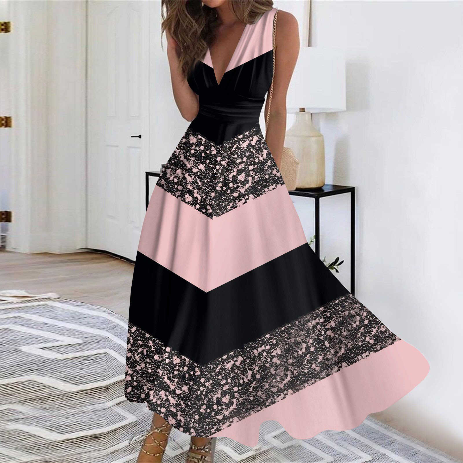 Sexy Summer Dresses for Women 2024, Women Summer Dress Casual & Formal Maxi  Dress Various Colors Casual V-Neck Sleeveless Cute Long Dress - Walmart.ca