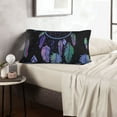 thumbnail image 6 of Balery Dreamcatcher With Colorful Feathers Bedding Queen Pillow Cases - Envelope Closure - Soft Brushed Microfiber Fabric - Shrinkage and Fade Resistant Pillow Cases-20"x30", 6 of 6