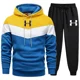 thumbnail image 3 of Conjuntos de chándales de otoño e invierno para hombre, Sudadera con capucha de manga larga + Pantalones para correr, trajes deportivos de dos piezas para correr, ropa deportiva informal, 3 of 5